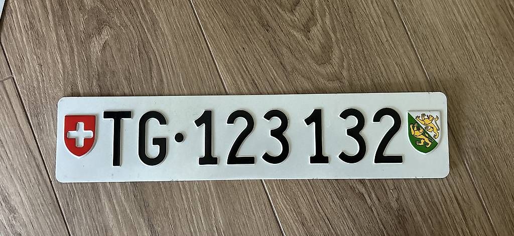 Schilder: TG 123132 Nummernschild – Gebraucht aus Romanshorn von Alfagtv6 1