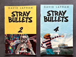 STRAY BULLETS HEFT 2 und 4, DAVID LAPHAM, FEEST COMICS