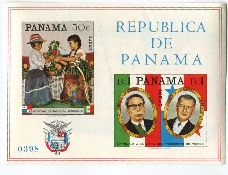 Alle Briefmarken: Block "Panama - Mexiko". Panama – Neu und originalverpackt aus Basel von Butsch5