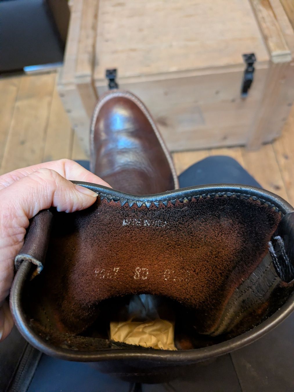 Red Wing Damenschuhe: Red Wing Pecos 9067 DK-Braun Grösse 8 – Gebraucht aus Niederlenz von pco_577d 5