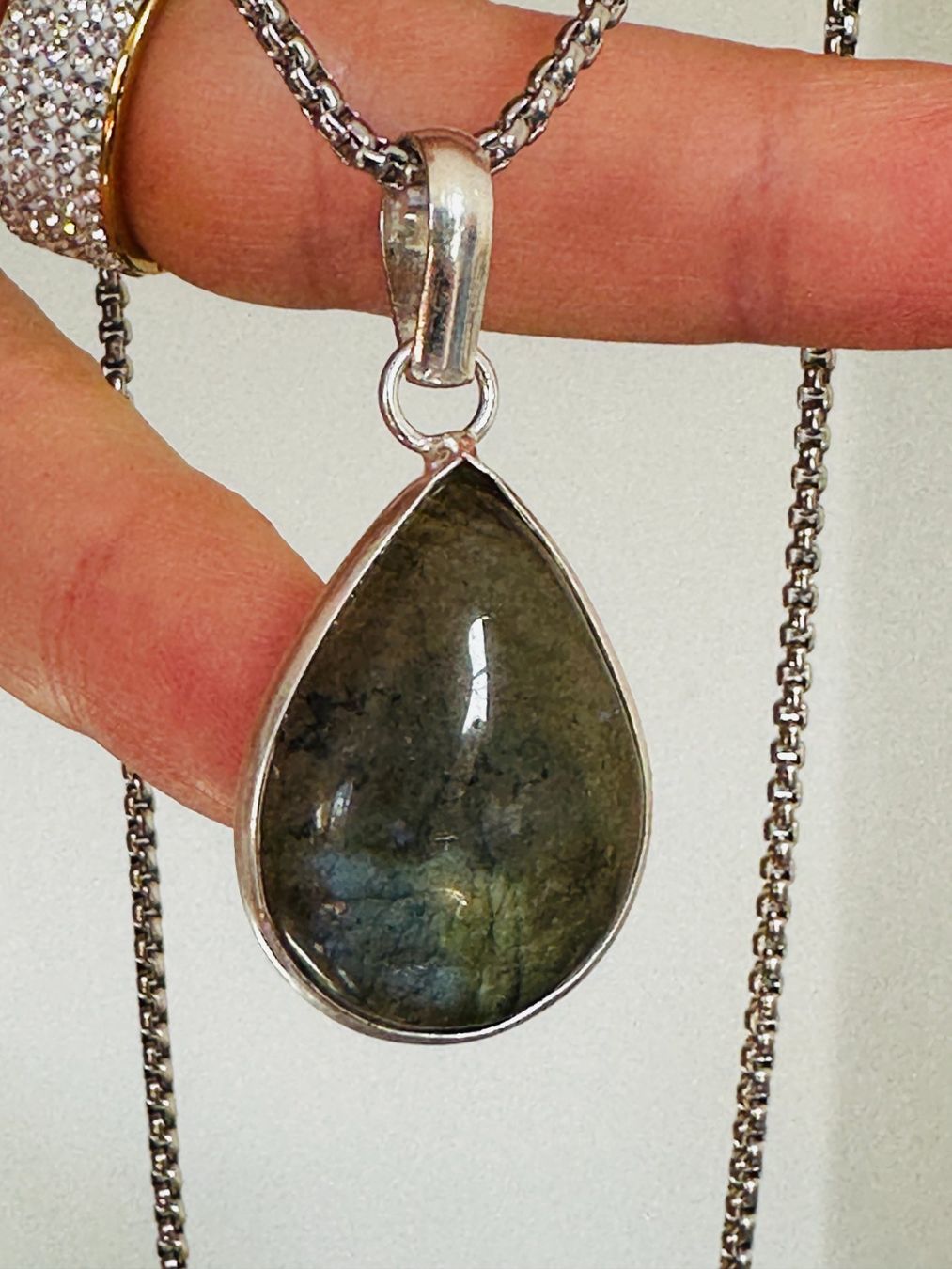 Catenine: Labradorite necklace – Nuovo e nell'imballaggio originale da Genève venduto da AGBERG 6
