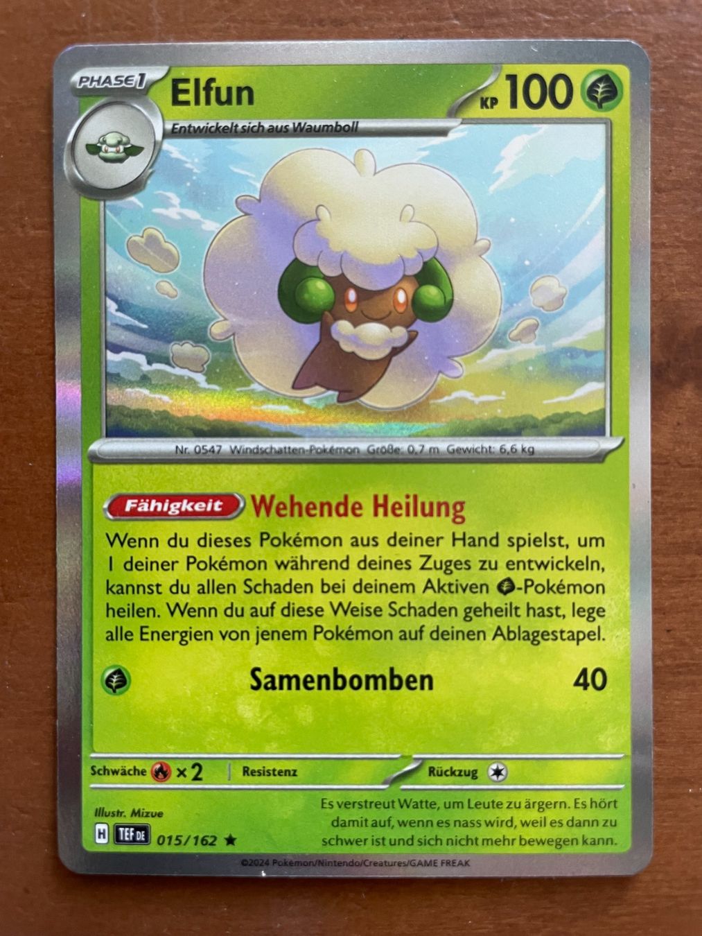 Pokémon Carte collezionabili: Pokemon Elfun Holo (Versand gratis) – Nuovo (secondo la descrizione) da Chur venduto da Angerson