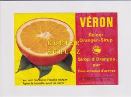 Etikette - Véron (Reiner Orangen-Sirup) /bd