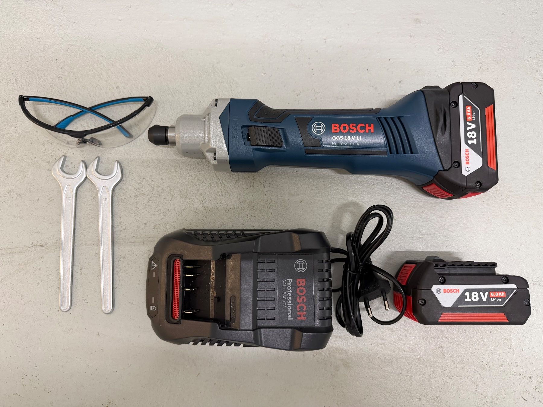 Bosch Alle Werkzeuge: Bosch Geradschleifer GGS 18 V-LI Professional – Neu und originalverpackt aus Niedergösgen von elromano74