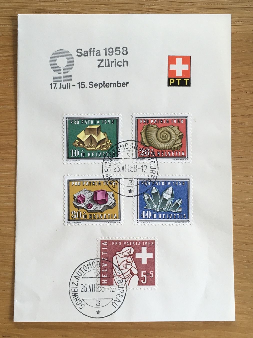 Alle Briefmarken: PRO PATRIA 1958 Bögli – Gebraucht aus zürich von Cf8000
