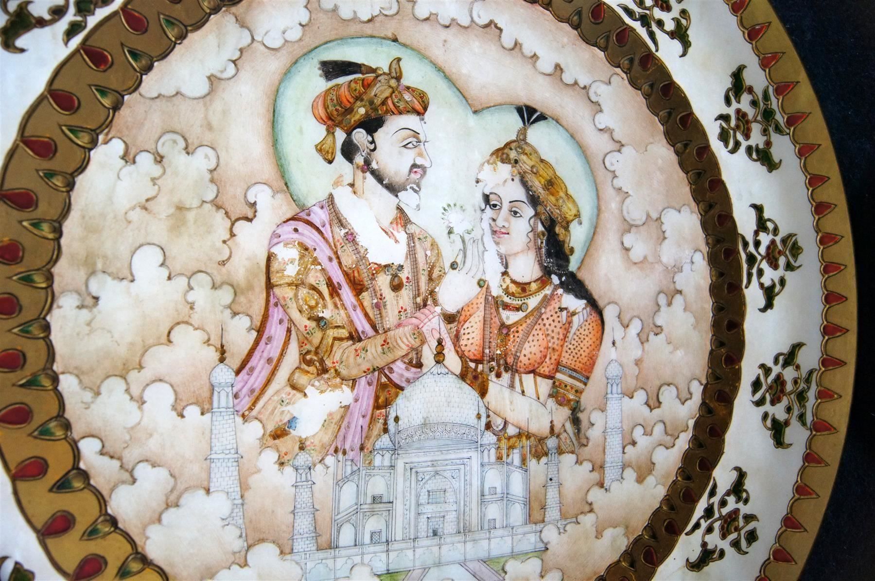 Teller: Marmor-Zierteller Taj Mahal – Gebraucht aus Geroldswil von ARTEFACTO 5
