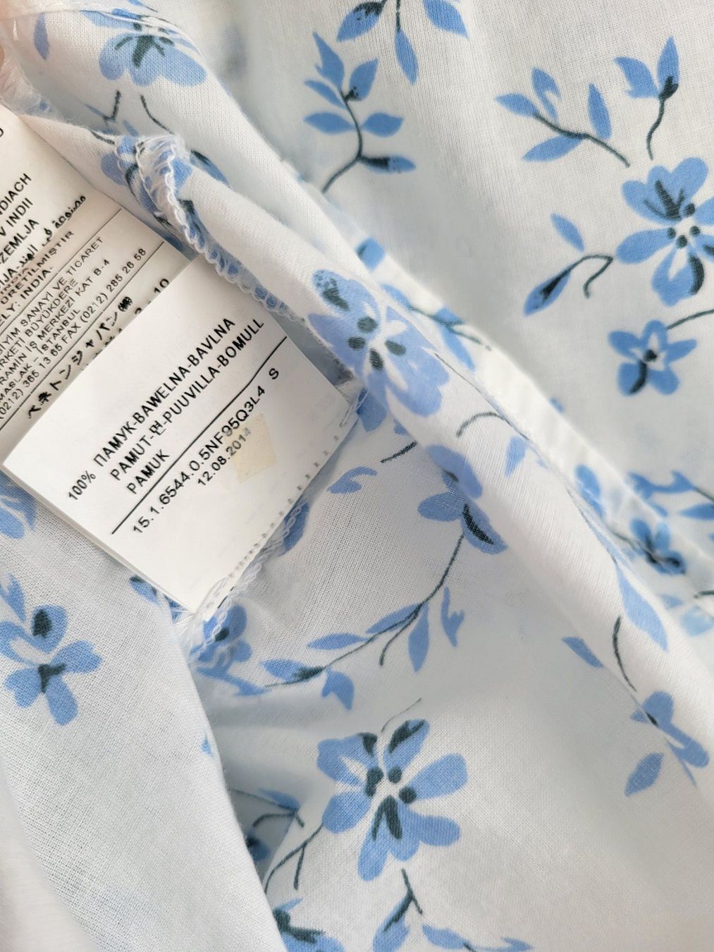 Benetton Camicette: Benetton Bluse, Gr. S - Blumenmuster, Baumwolle – Usato da Baar venduto da clar6 5