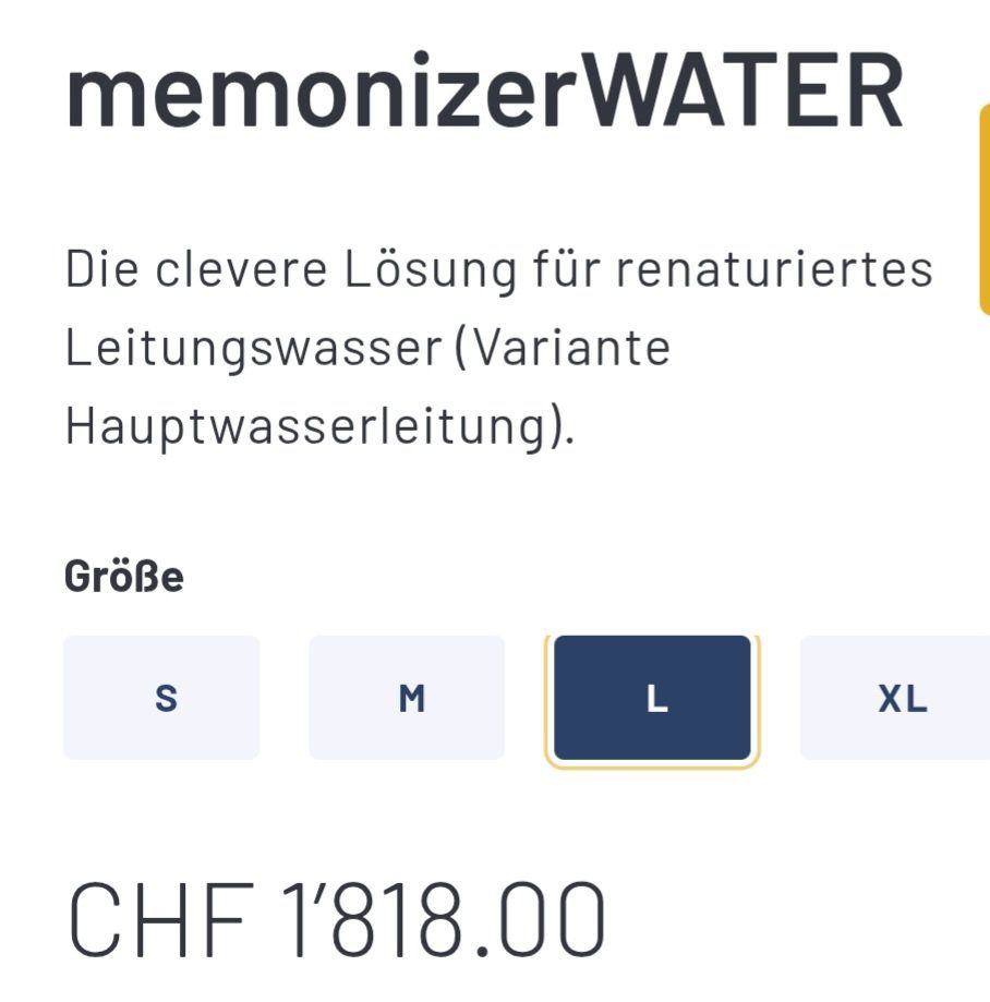 Sanitari: Wasser Optimierer – Usato da Oberfrittenbach venduto da Damo1 6