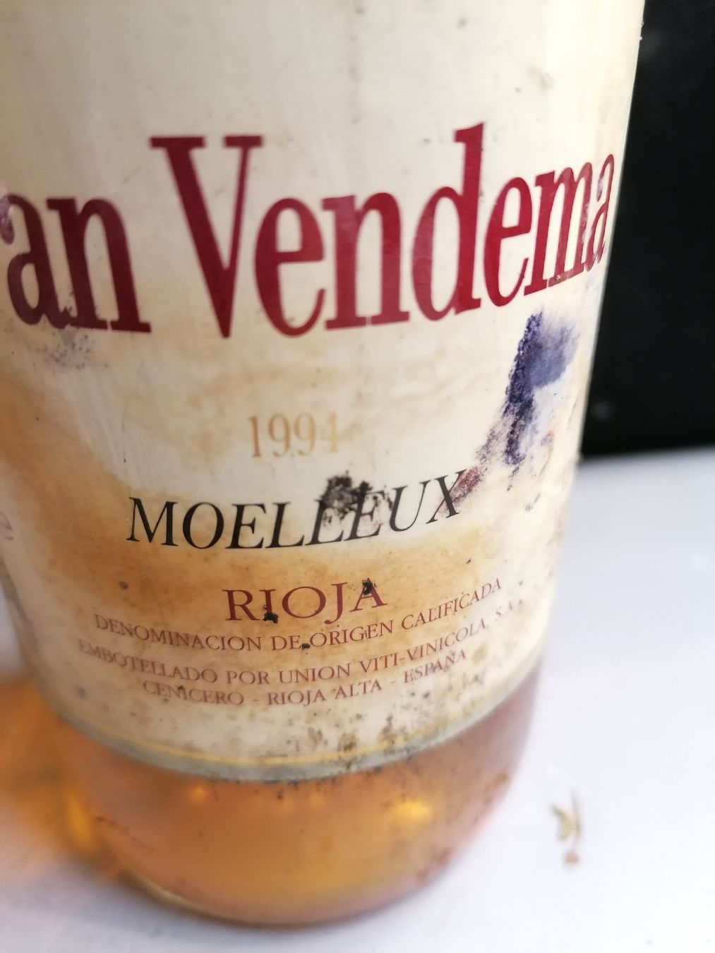 Vino: Vin Rioja Gran Vendema Moeleux 1994 – Nuovo (secondo la descrizione) da Genève venduto da Leboucheoreilles 3