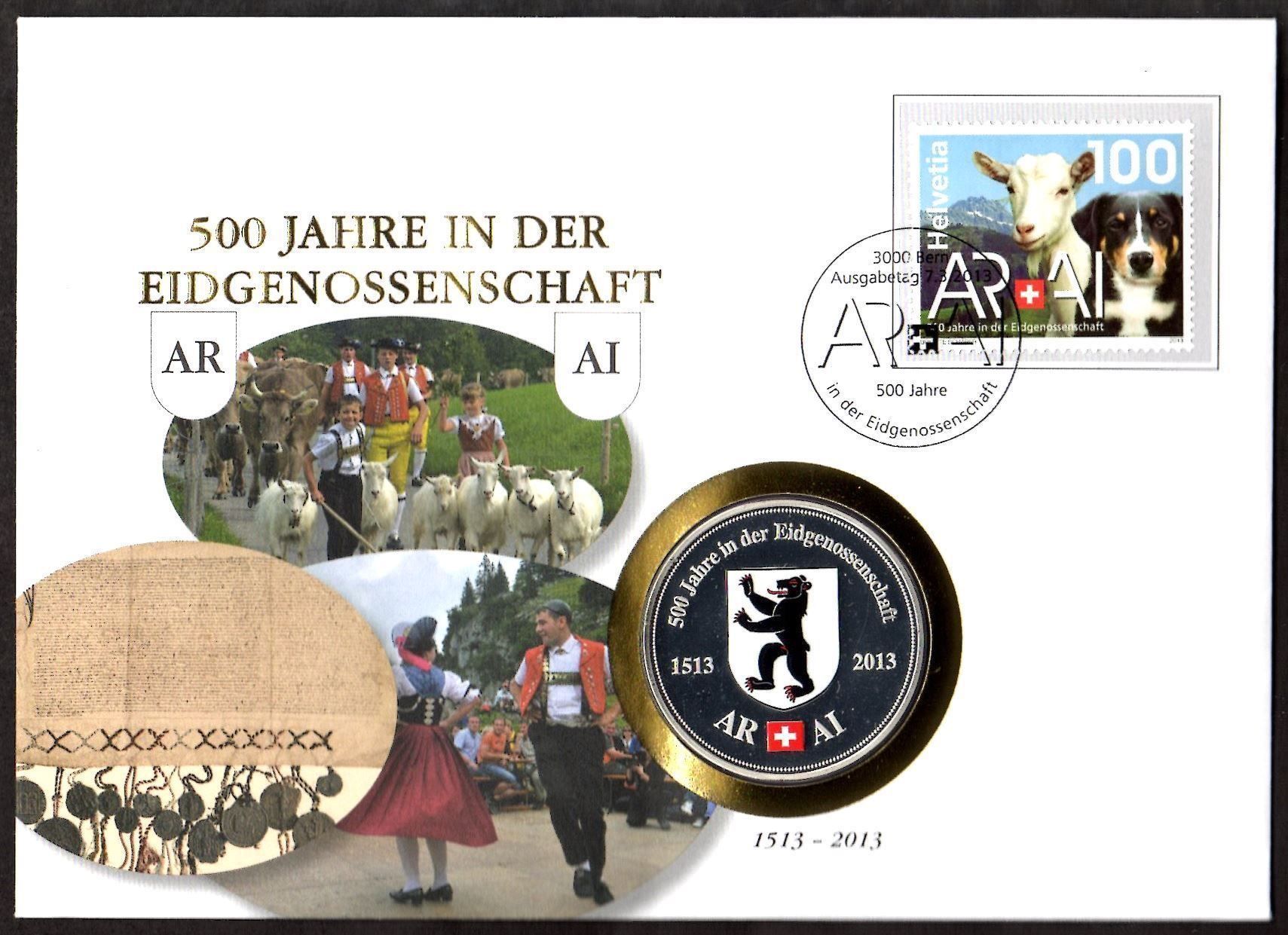 Tutti le monete: Numis, AR+AI 500 Jahre Eidgenossenschaft – Nuovo (secondo la descrizione) da Walzenhausen venduto da dream-day