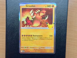 Groudon HOLO (082/128) - 30ᵉ Anniversaire - 30C FR