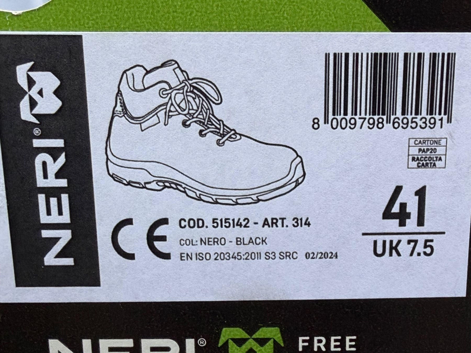 Herrenschuhe: Sicherheitsschuh Neri 314 high S3 SRC, Gr. 41 – Neu und originalverpackt aus Wattwil von edel88 7