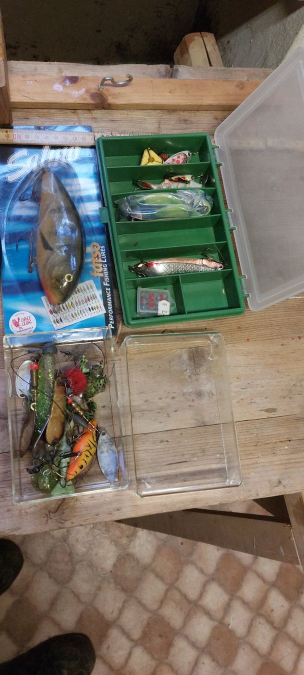 Borse: Angler Tasche  Angel set mit Kunsstoff Box – Usato da Brislach venduto da ericCH 5