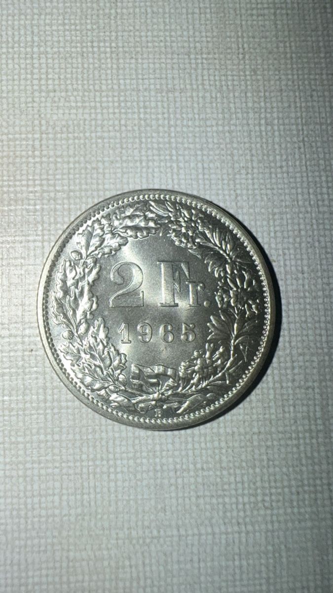 Alle Münzen: 2chf 1965 SS – Gebraucht aus Viganello von jel_hd6f