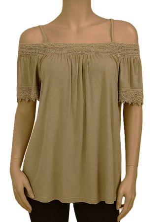 Offshoulder Blusenshirt Boho Style, Gr. XS - NEU