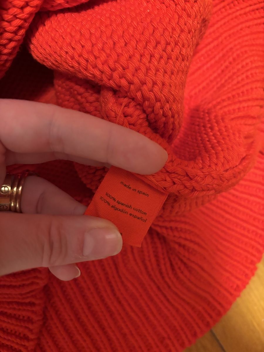 Maglioni & Felpe: Pull en coton Babaà rouge tricoté, comme neuf – Usato da Geneve venduto da sop_prf7 2