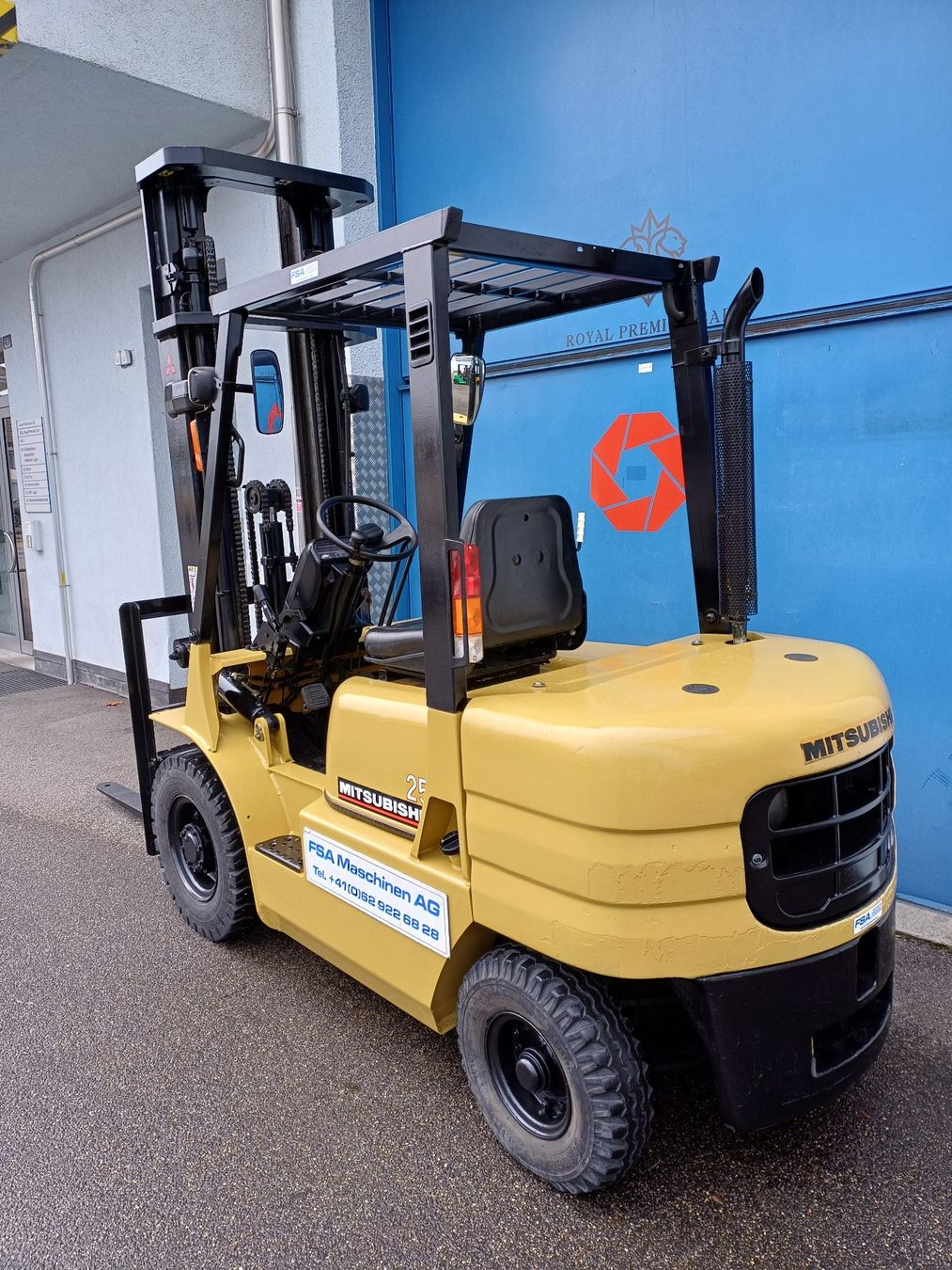 Mitsubishi Carrelli elevatori e a forche: MITSUBISHI Benzin-Gabelstapler 2.5 ton, 5 m – Usato da Aarwangen venduto da fsa-maschinen 2