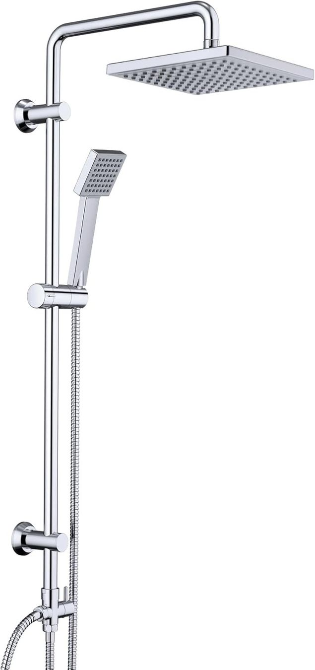 Docce: Duschsystem Regendusche 20x20cm Wassersparend Chrom – Nuovo e nell'imballaggio originale da St. Gallen venduto da sch_zsz7