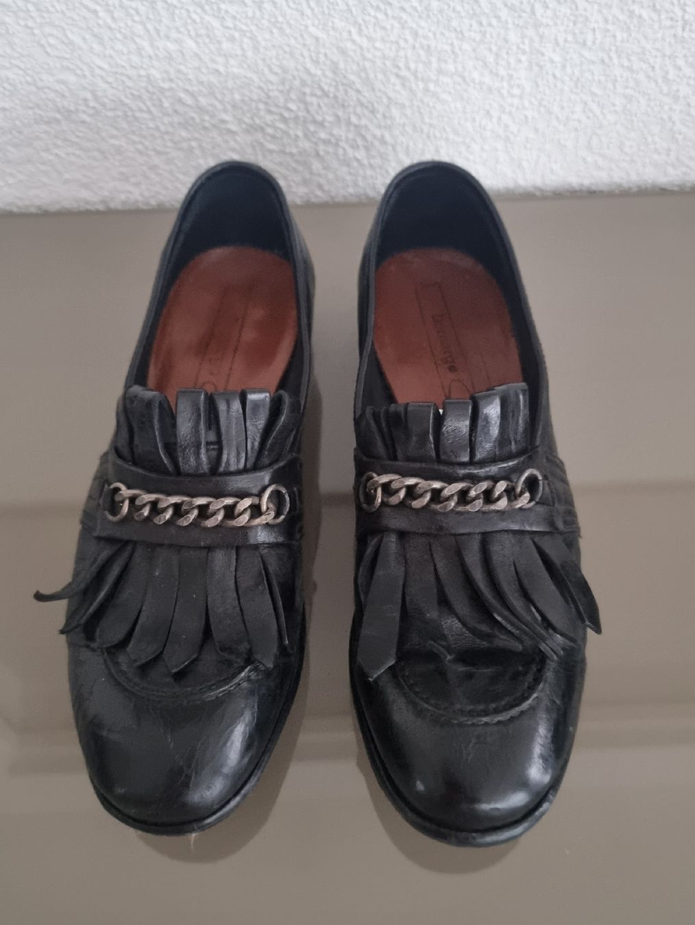 Scarpe da donna: Halbschuh schwarz Leder – Nuovo e nell'imballaggio originale da Untereggen venduto da cla_kb2w 1