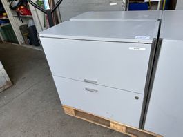 Bürokorpus Sideboard in lichtgrau, 80x40xh75cm