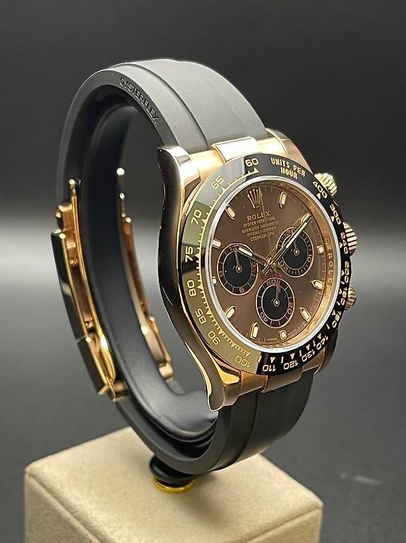 Rolex Uhren: Rolex Daytona Ref. 116515LN Oysterflex "Chocolate Dial" – Gebraucht aus Lugano von luganotopwatches 1