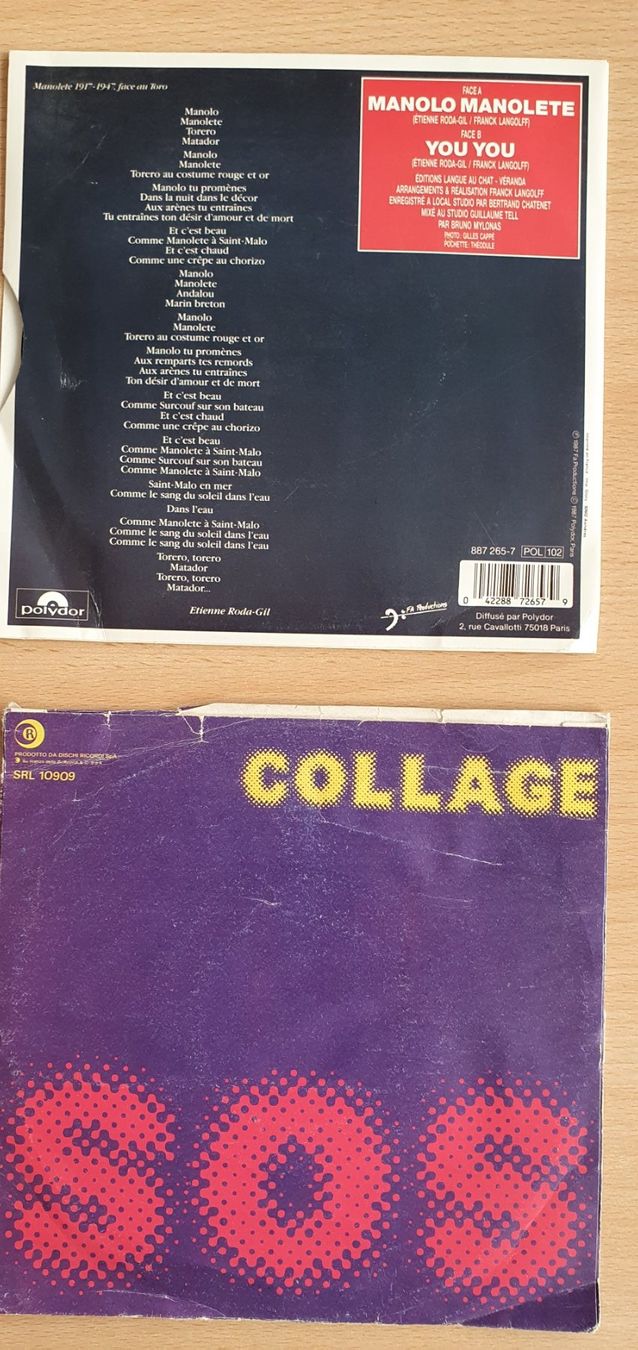 Dischi in vinile: 4 vinyles 45 tours divers – Usato da Moutier venduto da mai_pq7w 2