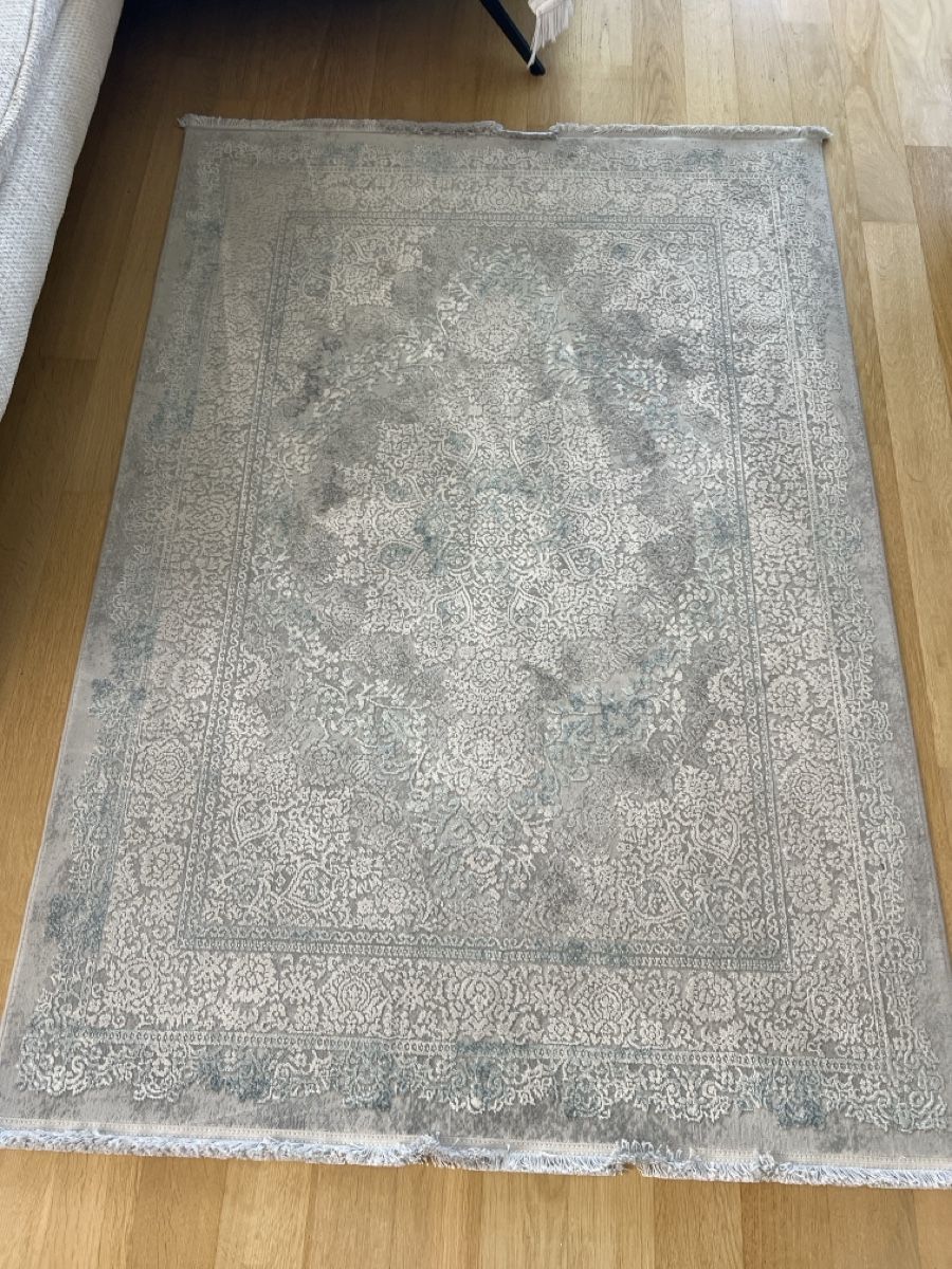 Tapis: Teppich blau/grau mit Muster, 170x120 cm – D'occasion à Richterswil par ang_2vks