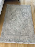 Teppich blau/grau mit Muster, 170x120 cm