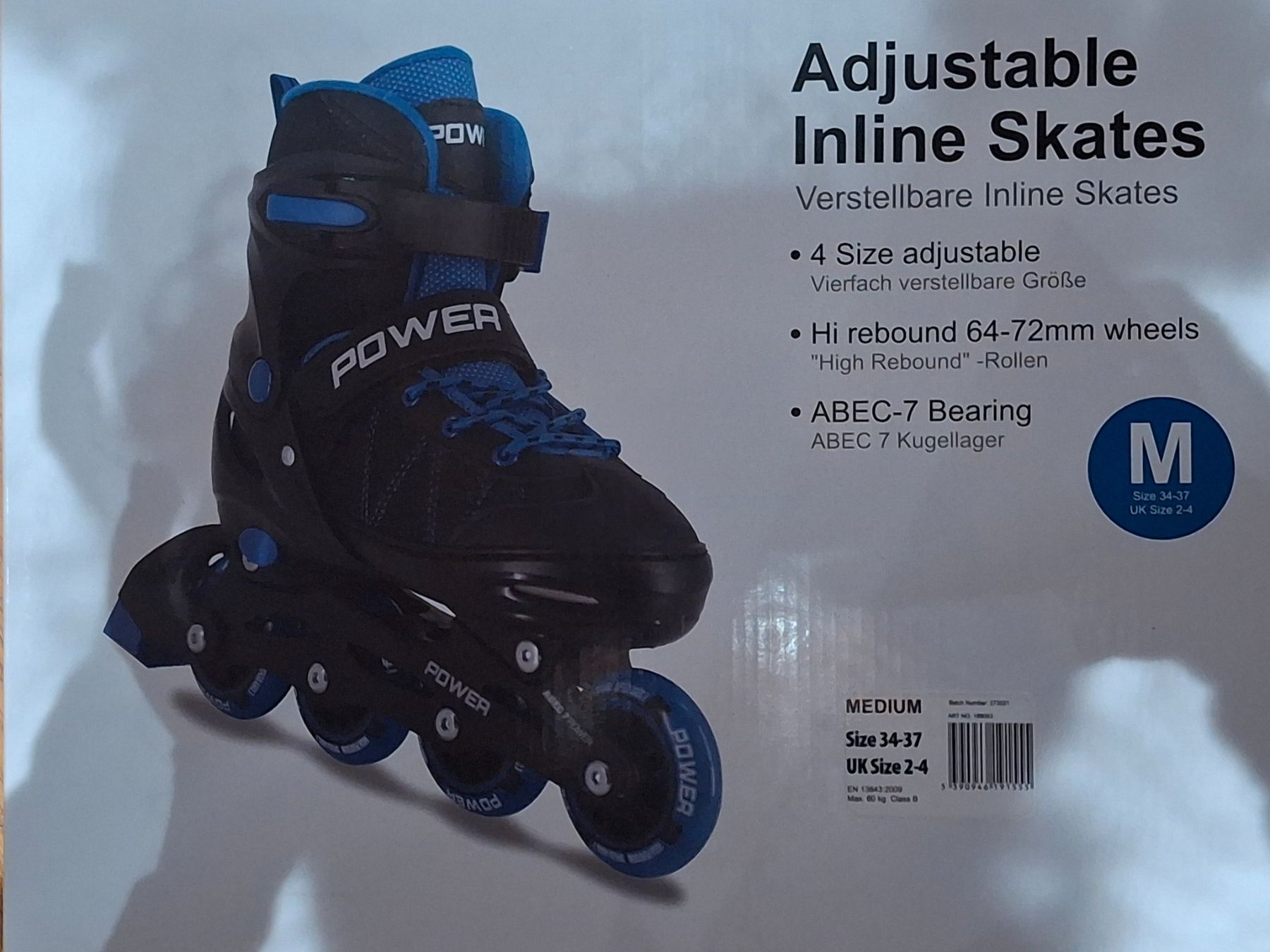 Pattini in linea & Pattini a rotelle: Inline Skates (Adjustable 34-37) – Usato da Brugg AG venduto da lpeters77 1