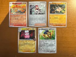 Pokemon Reverse Karten Set (Versand gratis)