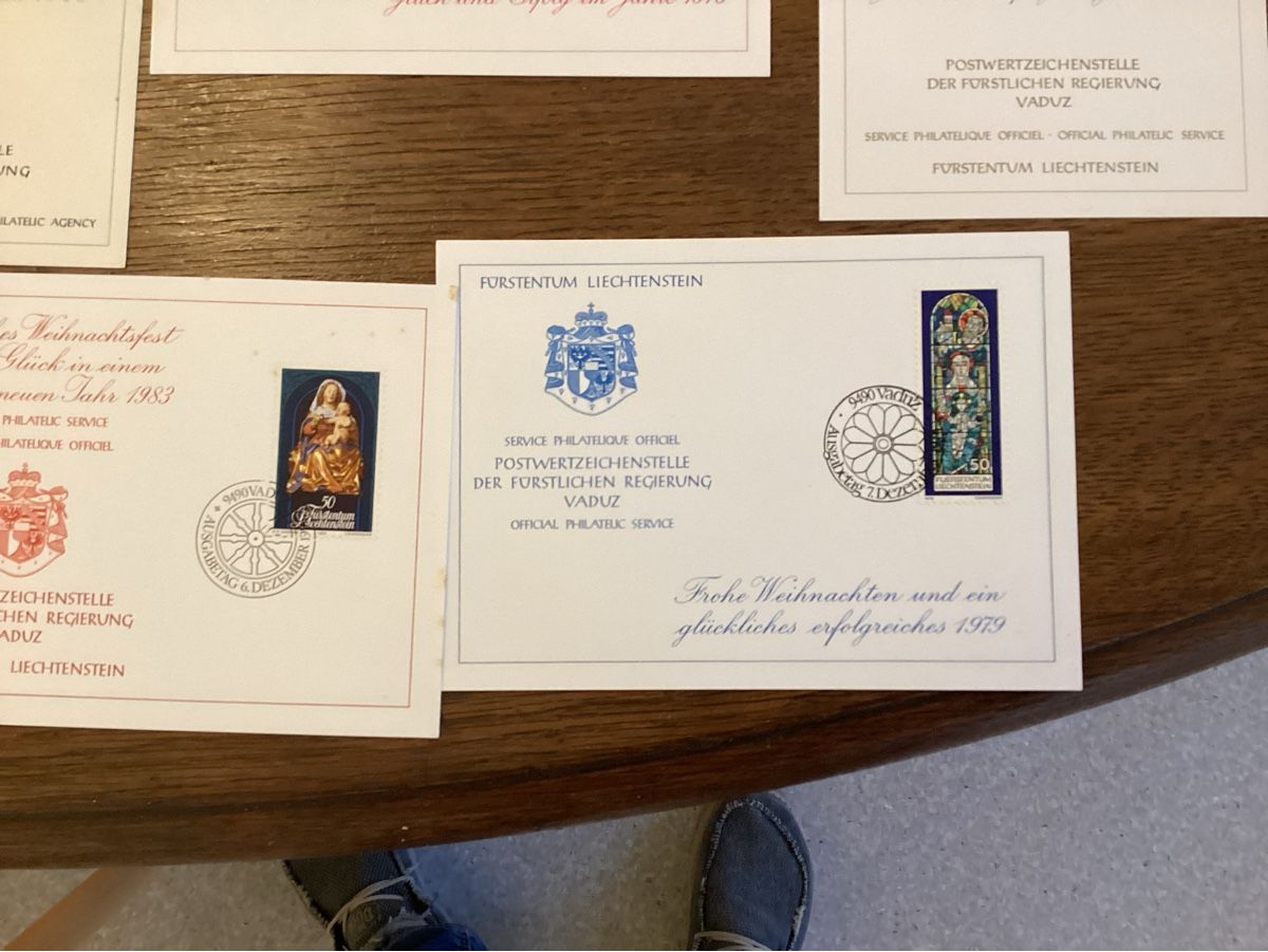 Tutti i francobolli: Weihnachtskarten Fürstentum Lichtenstein – Nuovo (secondo la descrizione) da Gebenstorf venduto da Filu1313 5