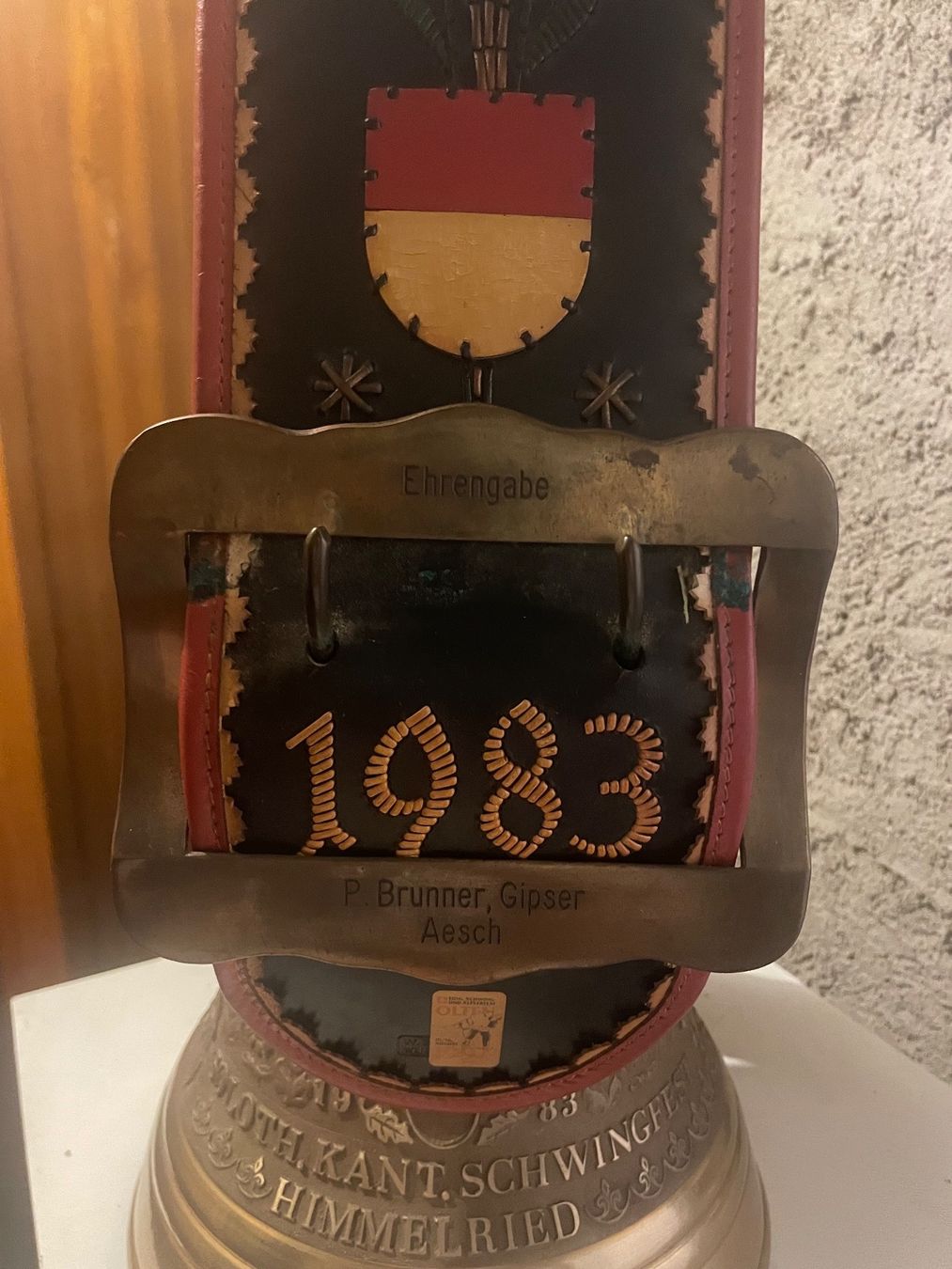 Campanacci mucche: Glocke Kant. Schwingfest Solothurn 1983 – Usato da Zürich venduto da 09Laila09 4