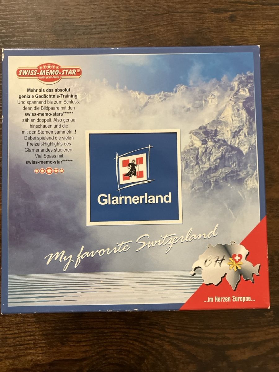 Spiele: Swiss Memo Star Memory Glarnerland – Neu (gemäss Beschreibung) aus Glarus von Jhuber78