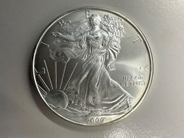 1 Unze Silber American Eagle 2009