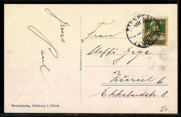 Cartes postales: AK Arosa, Ortsansicht – D'occasion à Berlin par bartko-reher 1