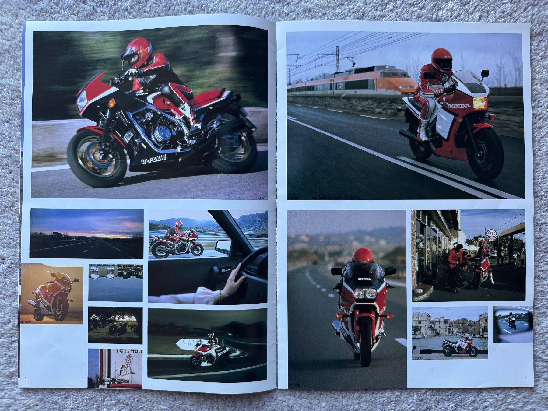 Honda Strada: Honda VF 1000 R , prospectus grand format – Usato da Morrens VD venduto da kawah2 3