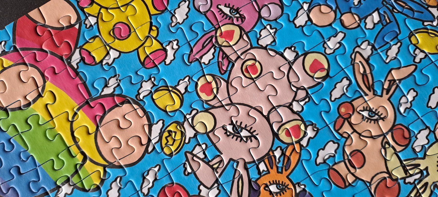 Ravensburger Puzzle: 1008 Teile MAGIC BUNNYS Ravensburger Challenge von 2024 – Usato da Zell ZH venduto da fossilchen 2