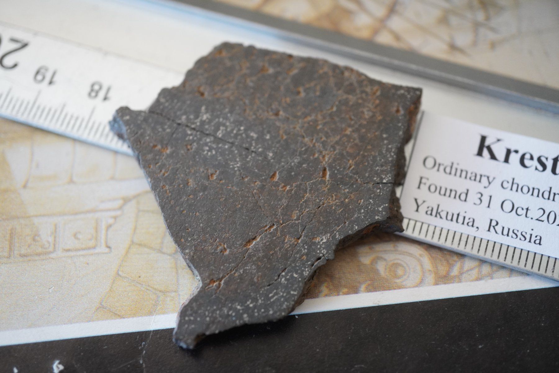 Minerali & Pietre curative: Krest Kytyl   Meteoriten  18,5g    Scheibe – Nuovo e nell'imballaggio originale da Eschenbach SG venduto da topstone 4