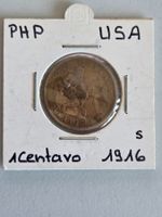 Münze 1 Centavo Philippinen 1916