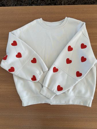 New Yorker, Sweatshirt mit Herzen, XXS