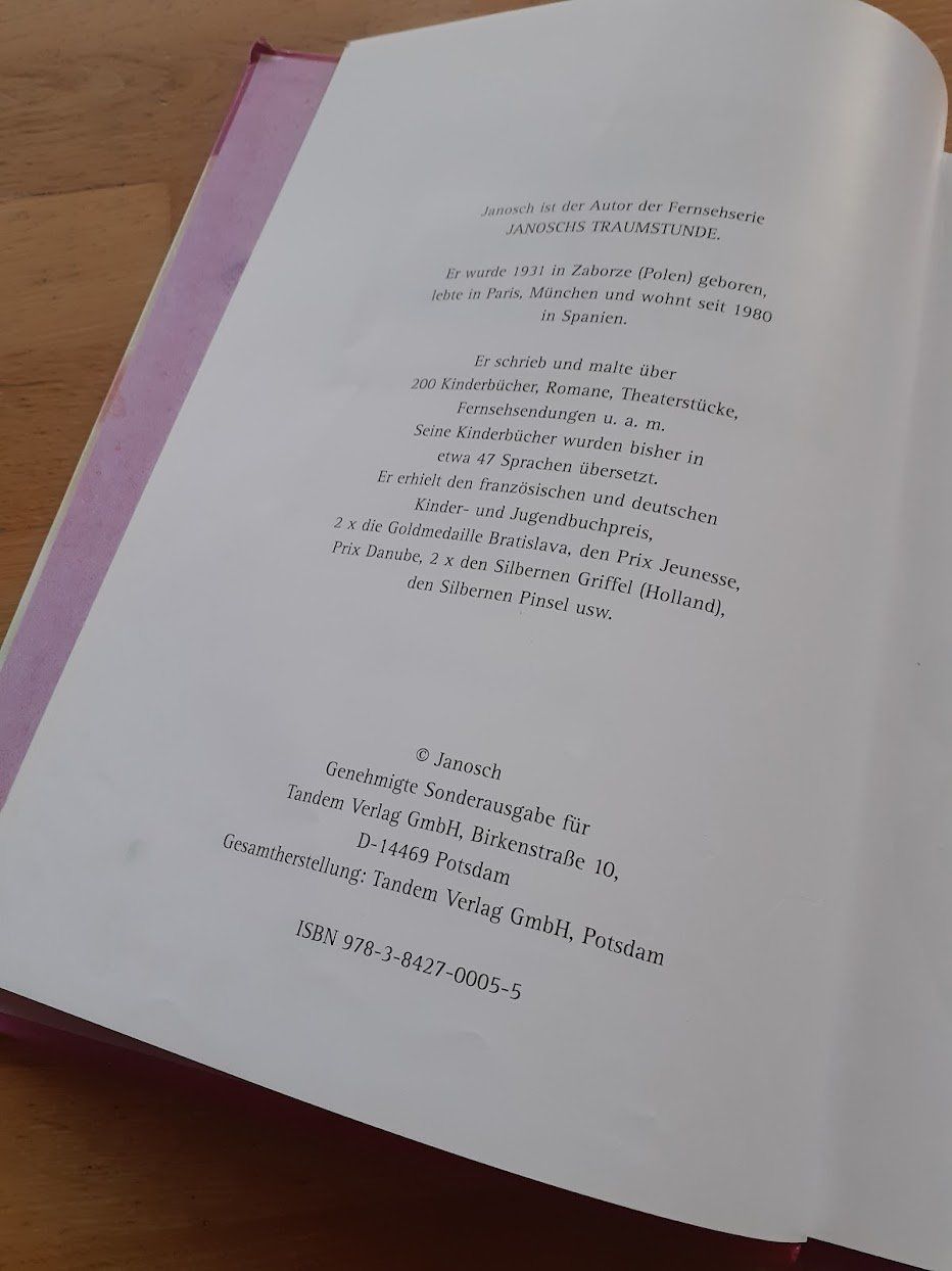 Libri: Janosch Vorlesebuch – Usato da Dübendorf venduto da Fip05 3