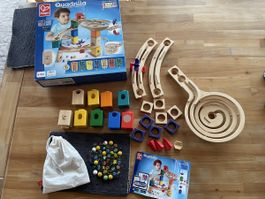 Holz Spielzeug Baukasten / Murmelbahn
