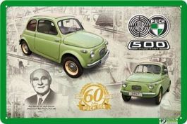 Blechschild-PUCH 500-60 JAHRE JUBILÄUM