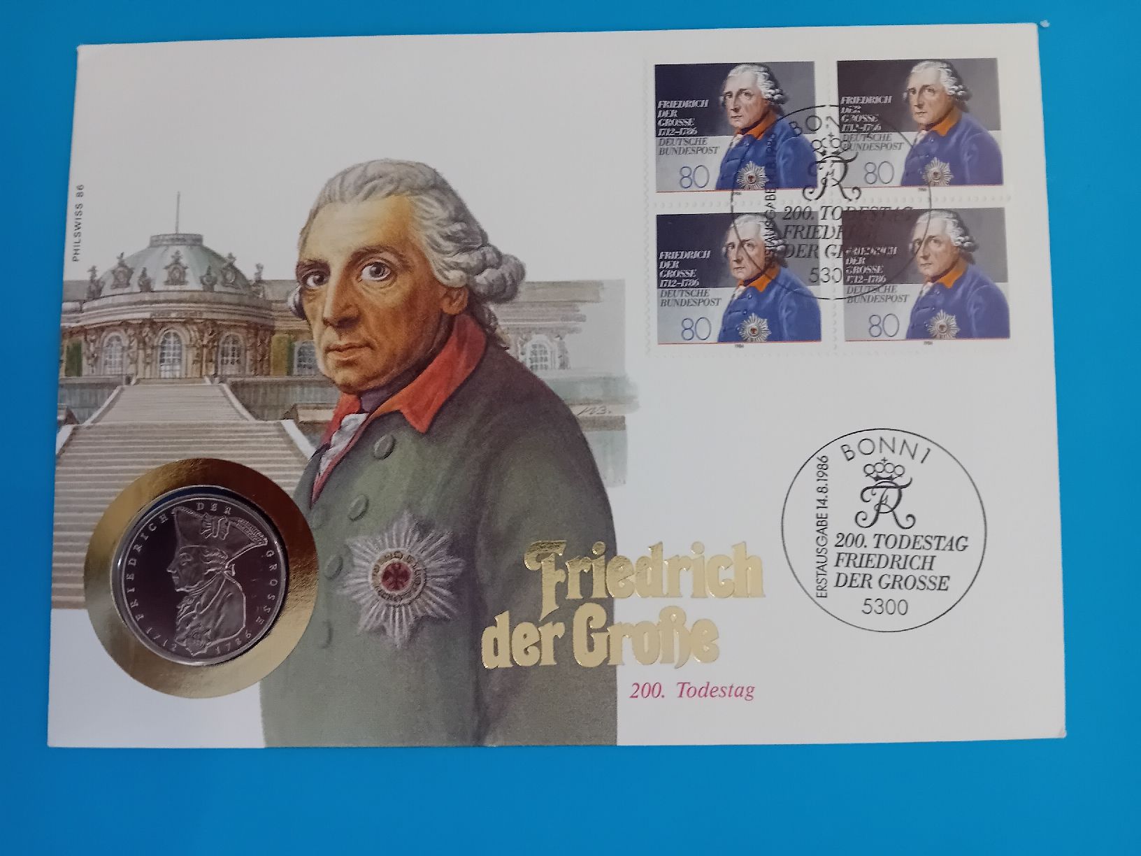 Toutes les monnaies: Numisbtief 5 Mark Friedrich der Grosse – Neuf (Voir description) à Muralto par Alex1912