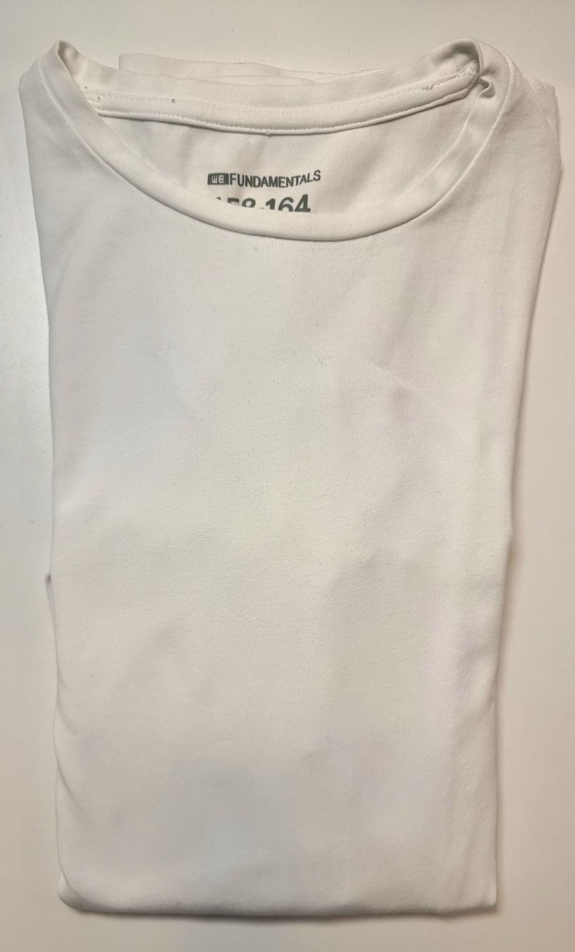 We Maglioni & Felpe: 158-164 WE weisses Basic langarm Shirt Baumwolle stretch – Nuovo (secondo la descrizione) da Dürnten venduto da Bachtelrider_ 6