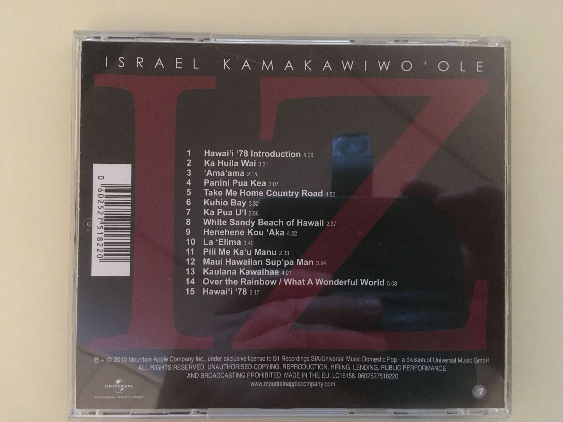 CDs: Israel "IZ" Kamakawiwo'ole - Facing Future – Gebraucht aus Rüti ZH von Ochello 1