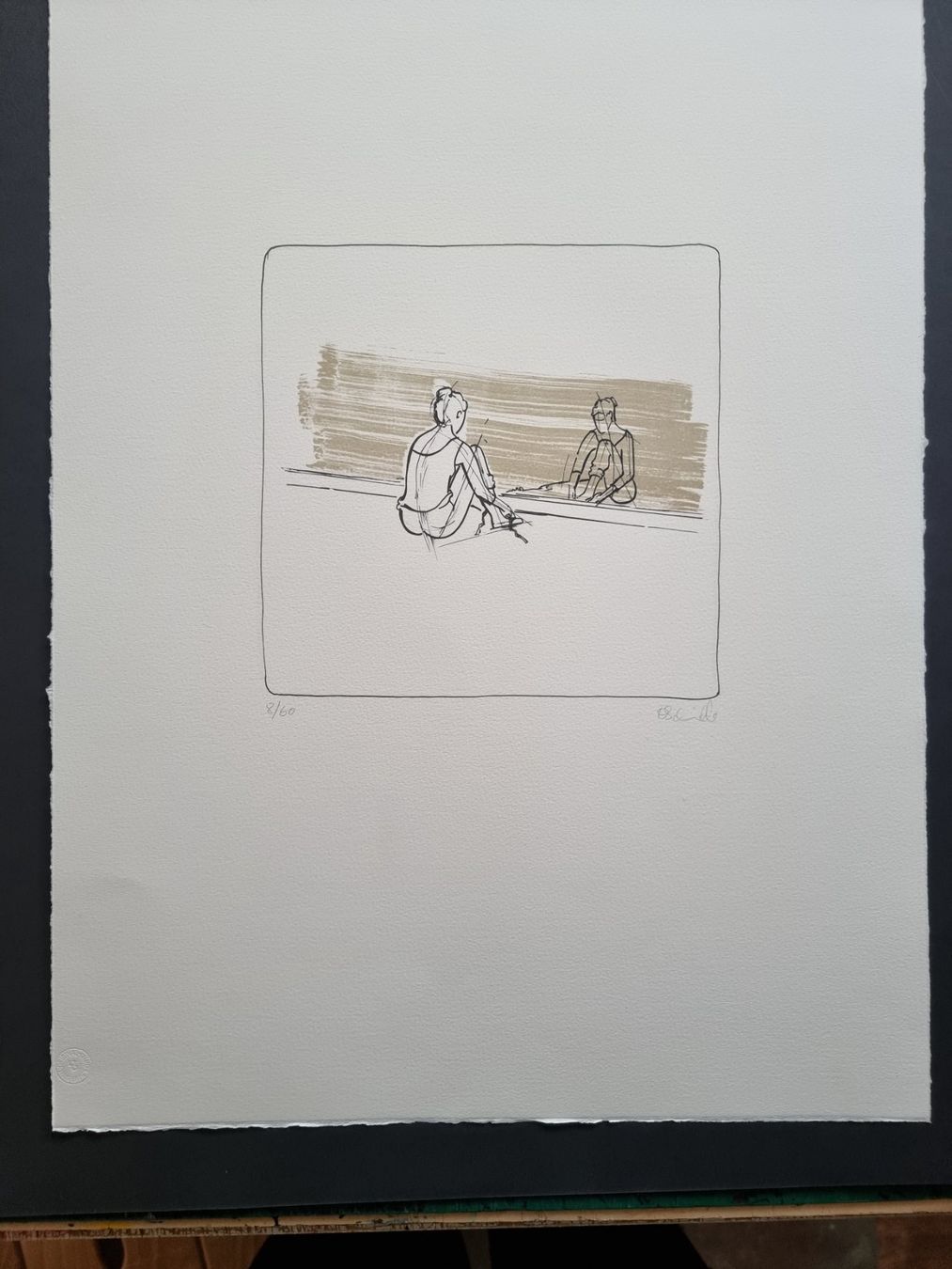 Grafica & Litografie: SCHMIDLI DIETER LITHOGRAPHIE SIGNIERT NUMMERIERT – Usato da Gersau venduto da grafik-kunst 2