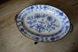"Heizbare" Servier-Platte (Meissen?"