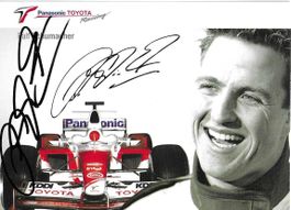 Schumacher, Toyota AK 2005, original signiert!