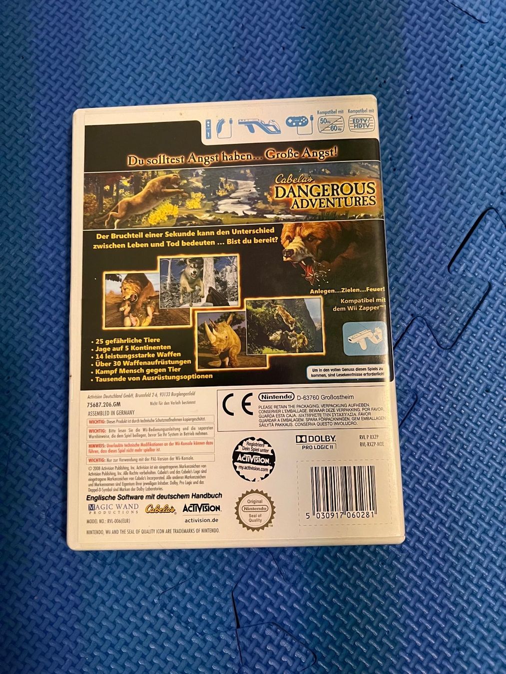 Nintendo Giochi: Cabela's Dangerous Adventures Nintendo Wii – Usato da Gossau SG venduto da schlitzerdemon 2